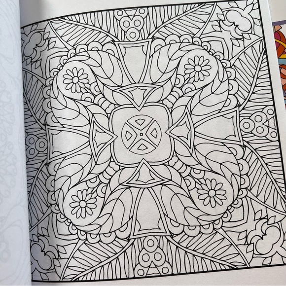 Destress Meditation Adult Coloring Books Set Of Three - Picture 8 of 8